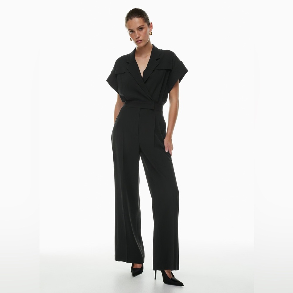 Aritzia Babaton Expectations Black Jumpsuit